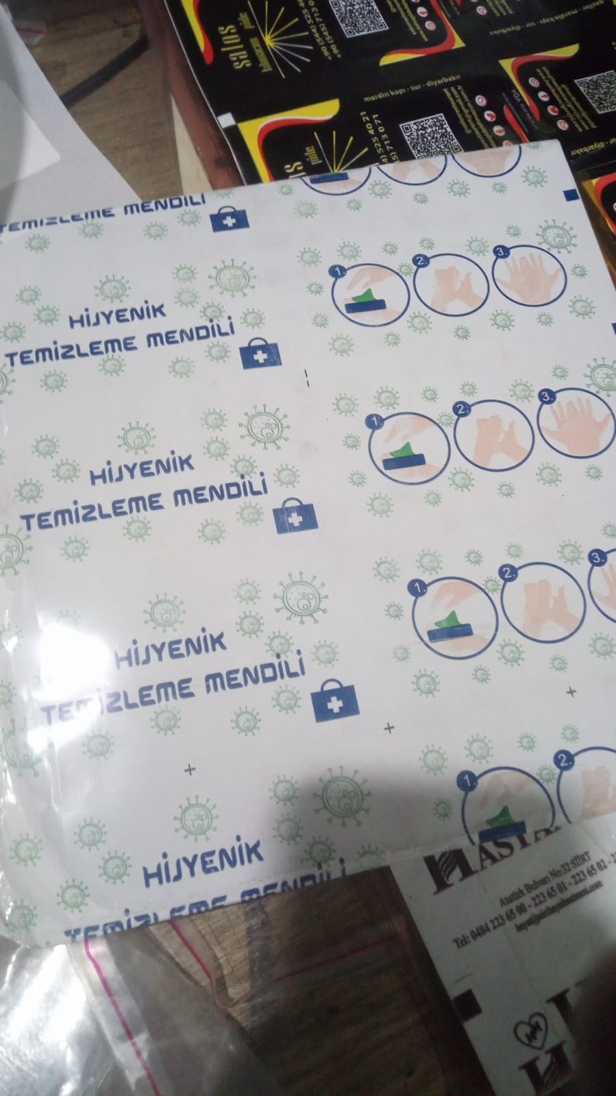 Hijyenik Temizleme Mendili